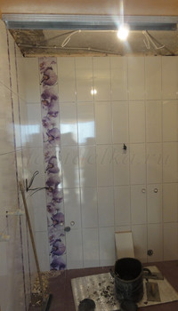 Облицовка стен плиткой в ванной