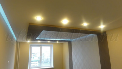 Потолок с подсветкой фото
